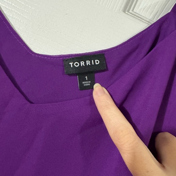 Torrid Vibrant Purple Camisole Top - Picture 2 of 4